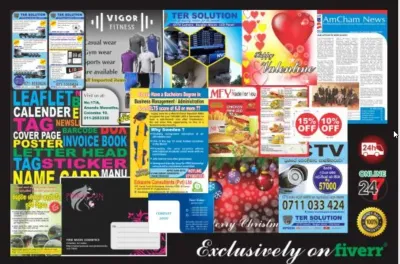 I will be your graphic designer