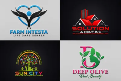 I will do custom, modern, minimalist, 3d logo for your brand, company or business