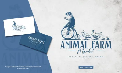 I will design hand drawn vintage logo