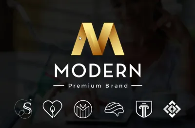 I will create modern minimalist luxury logo design