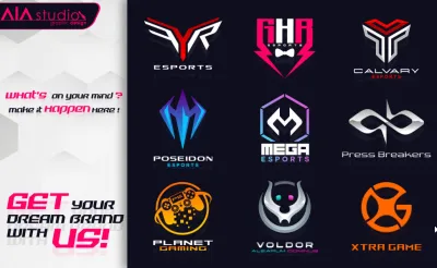I will create a professional logo for your esports team