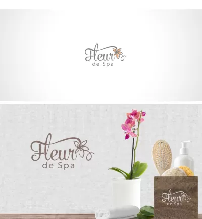 I will make modern minimalist feminine logo design