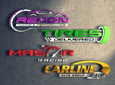 I will design car racing and automotive logo