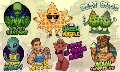 I will create a unique eye catching cannabis, weed, 420 logo