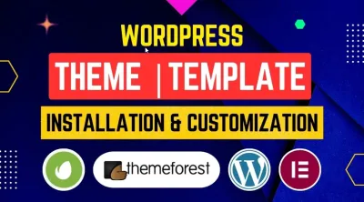 I will do elementor pro template kit import website creation