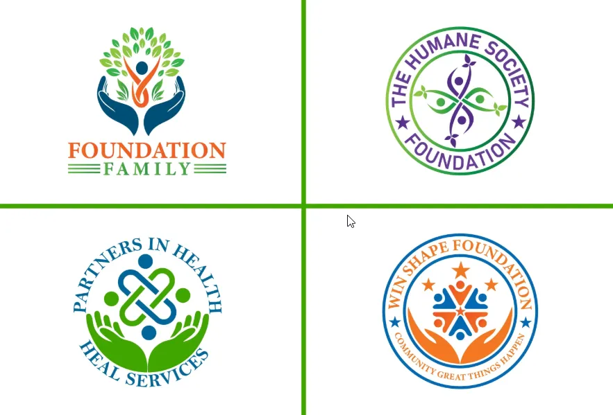 stunting nonprofit, community and charity logo